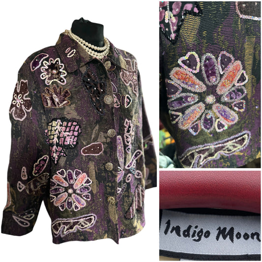 Indigo Moon jacket UK 16